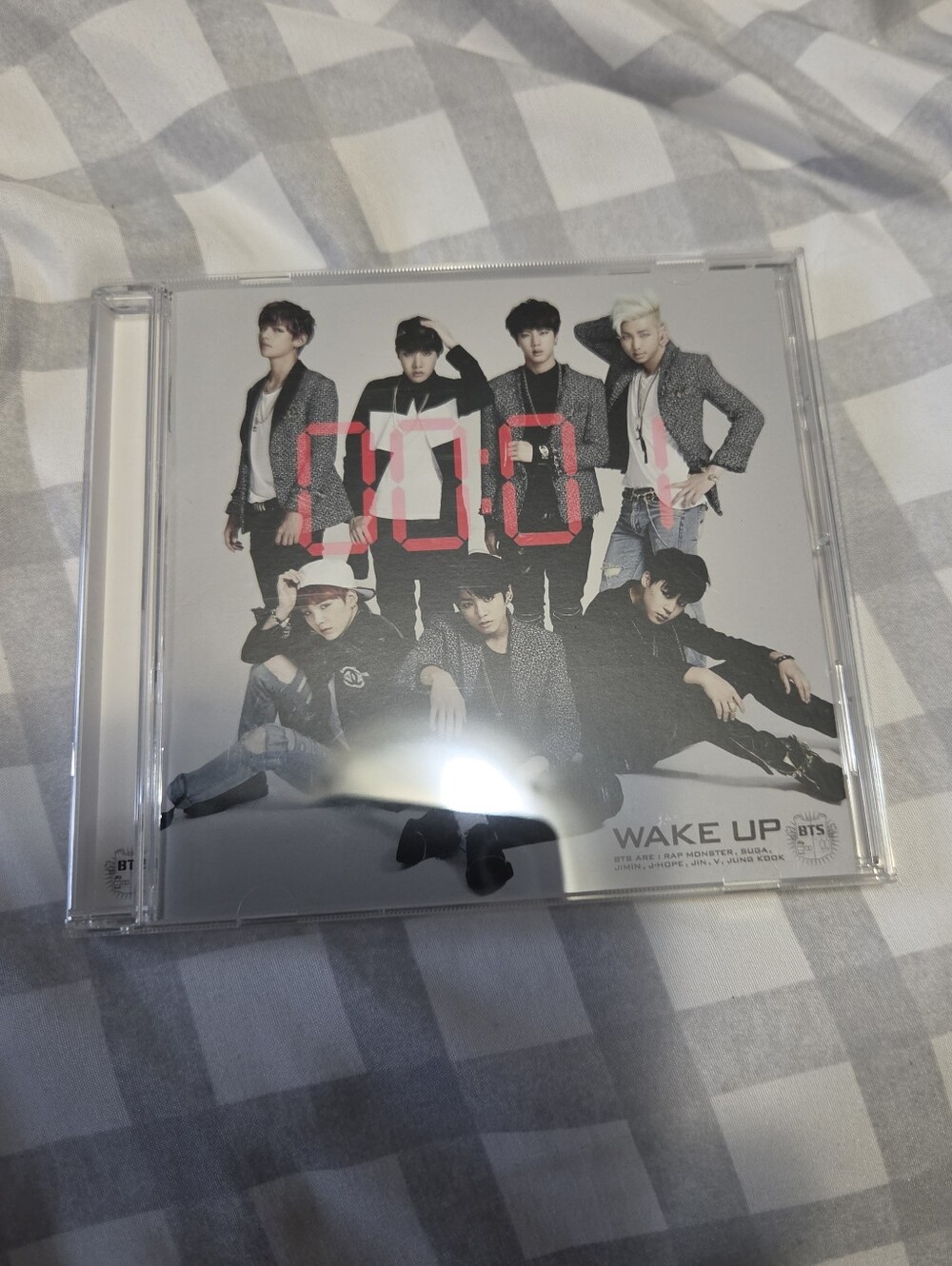 'Wake Up' CD BTS Album - White Cover